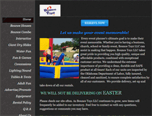 Tablet Screenshot of bouncetoyz.com